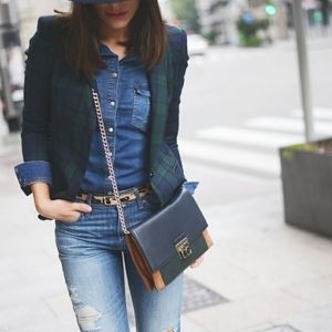 SALE -BANANA REPUBLIC Plaid Blazer